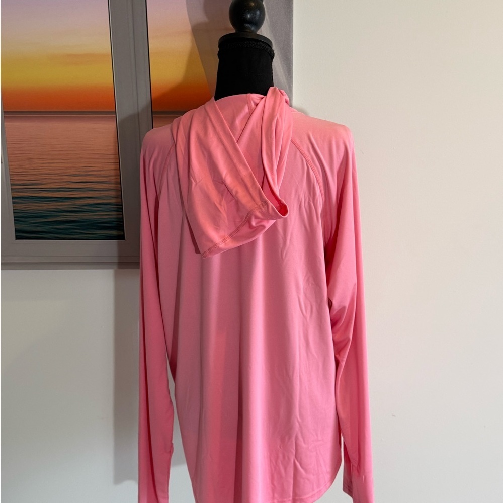 Pink Women's Quick-Dry Hooded Long Sleeve Top NWOT - Picture 3 of 5